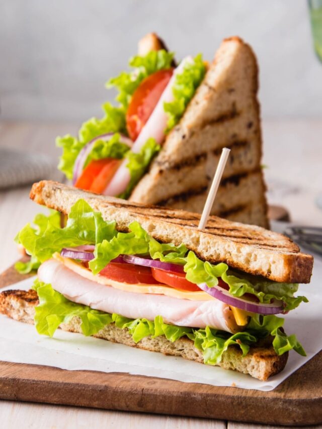 Ham-and-Cheese-Sandwich-with-Tomatoes-and-Green-Salad